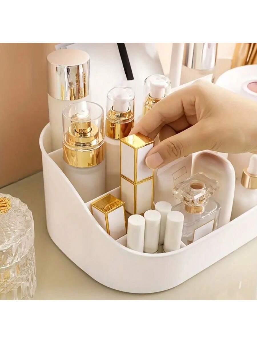 1p New-Hot-Perfume Drawer Makeup Storage Box Desktop Dresser Makeup Mirror Skin Care Shelf Cross-Border Lipstick Makeup Box