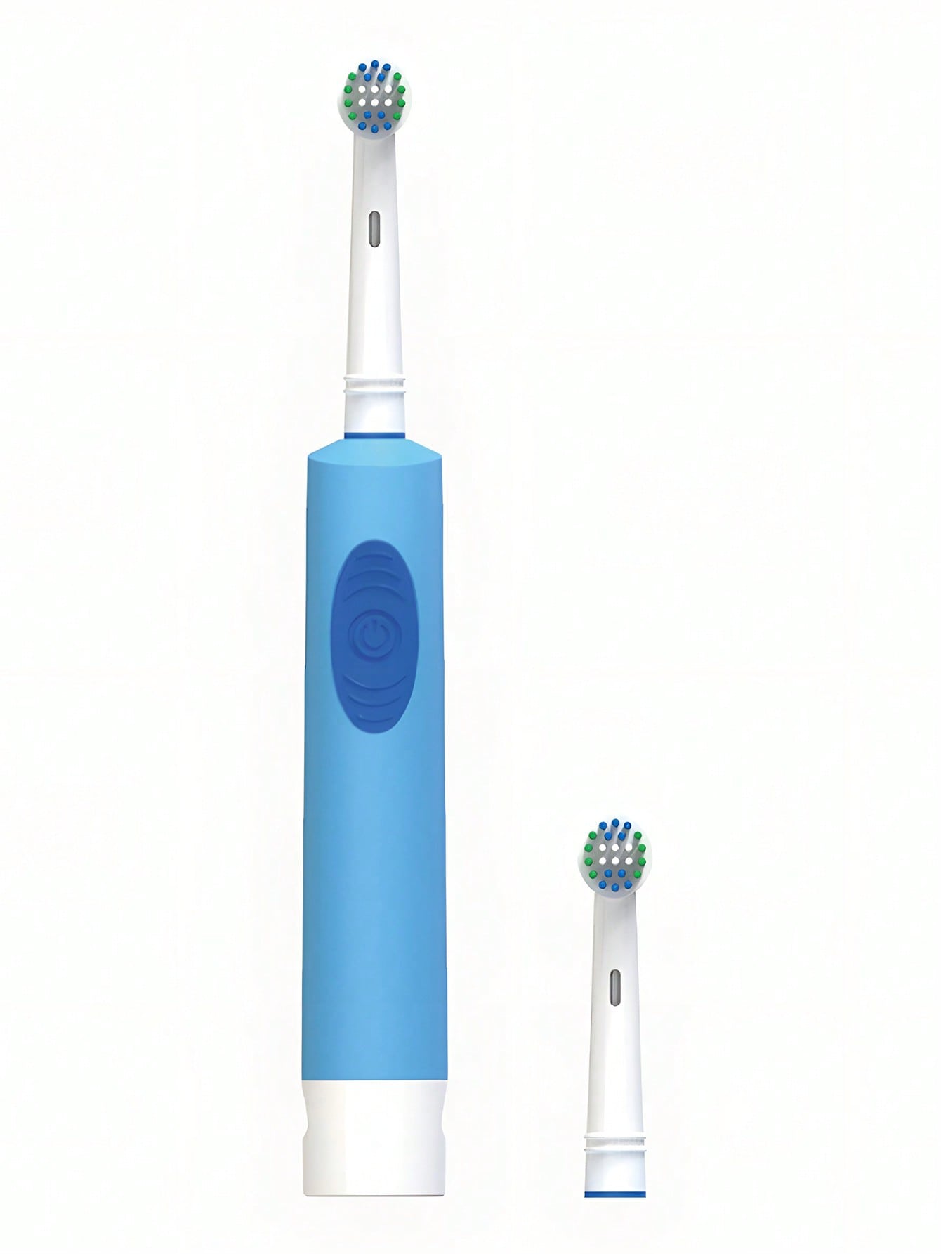 Electric Toothbrush With 1 Replacement Brush Head, 45 Days Long Battery Life, 2 Minutes Smart Timer, IPX5 Waterproof, 5000RPM Rotary, Operated By AA Batteries, Dental Care, Teeth Cleaning