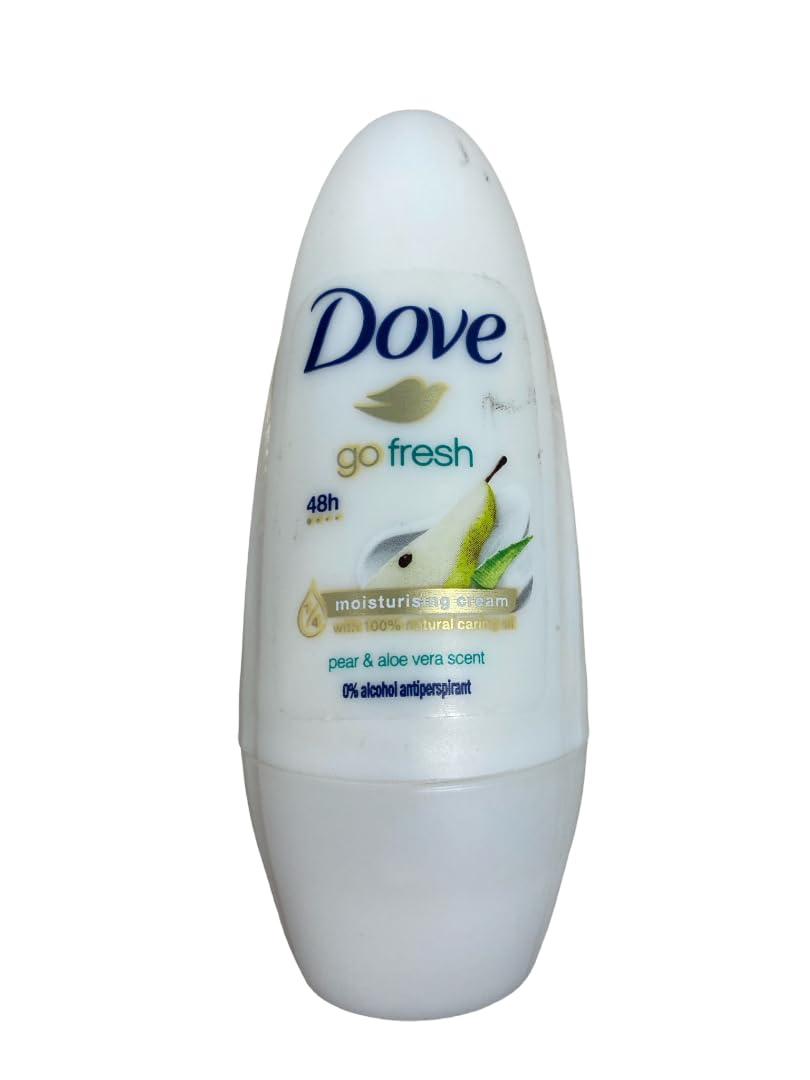 DOVE Desodorante Roll-on para mujer "Go Fresh - Pear & Aloe Vera" - Pack de 3 unidades (3 x 50 ml)