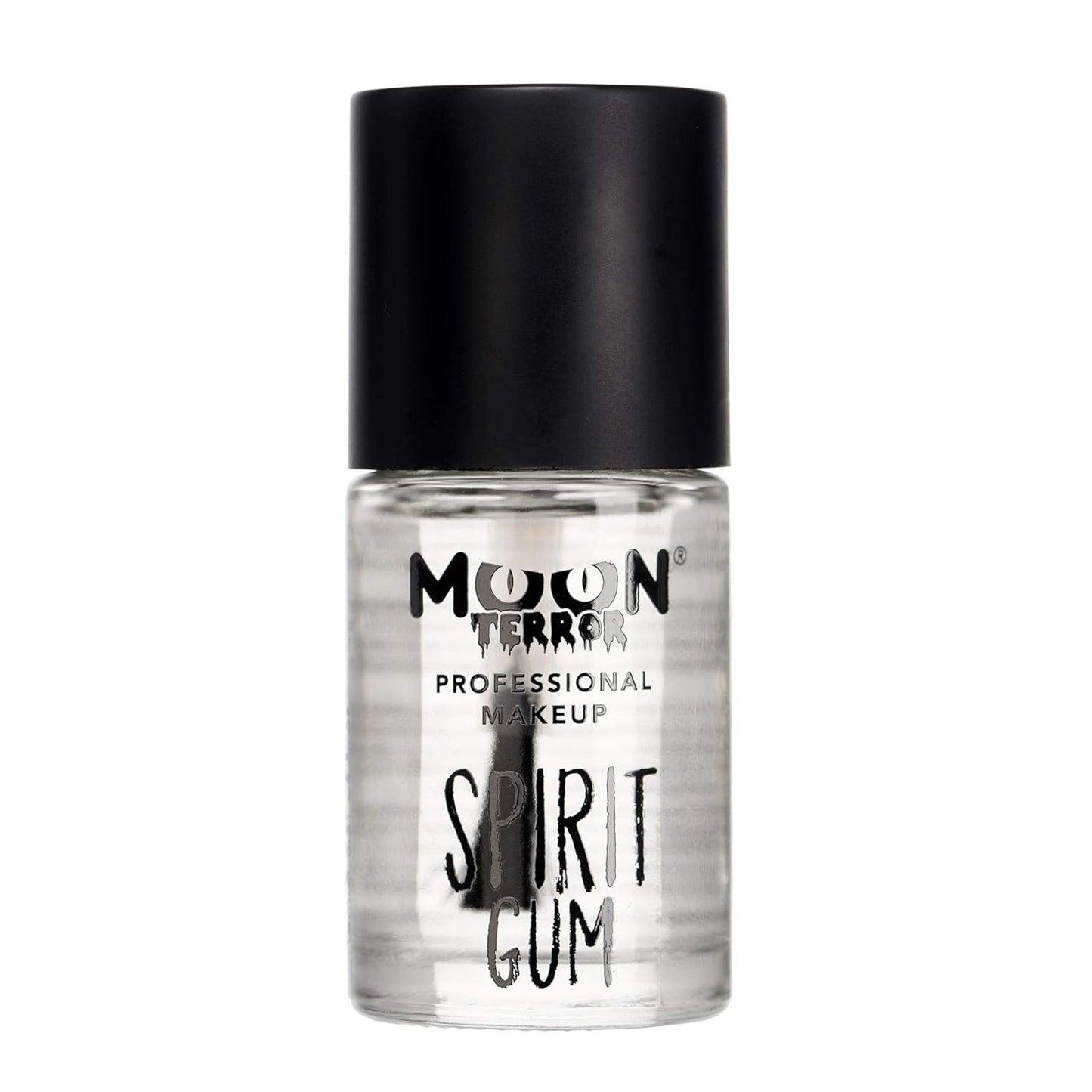 Moon Terror - Pro FX Spirit Gum - 0.47fl oz - SFX Make up for Halloween, Glue Adhesive Fix, Body Glue for Prosthetics Glitter Jewels Hair Wigs Special Effects Make up
