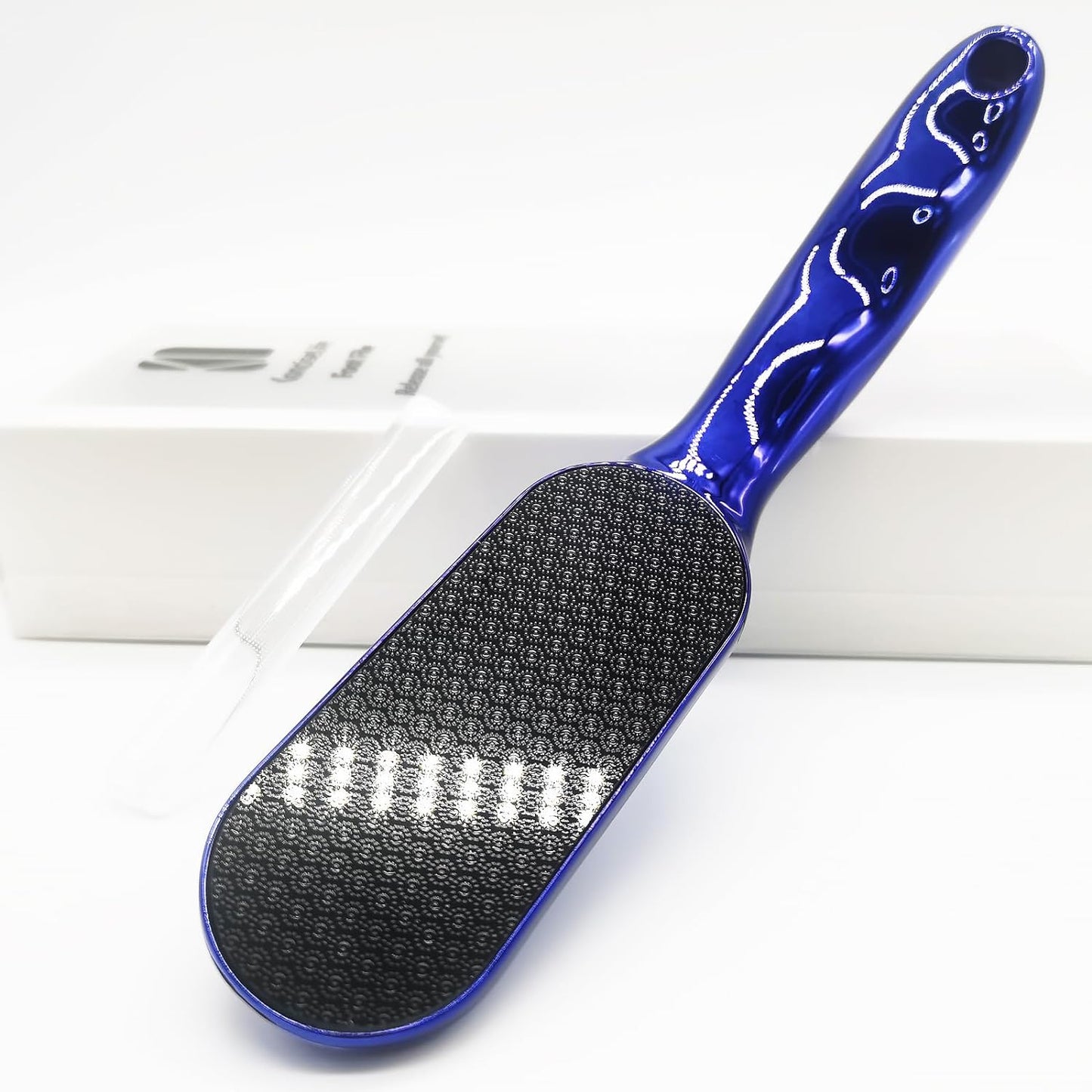 Safe Foot Scrubber for Dead Skin, Callus Remover for Feet, Pedicure Tools kit Including 1 Premium Nano Glass Foot File and 1 Toe Gap File.