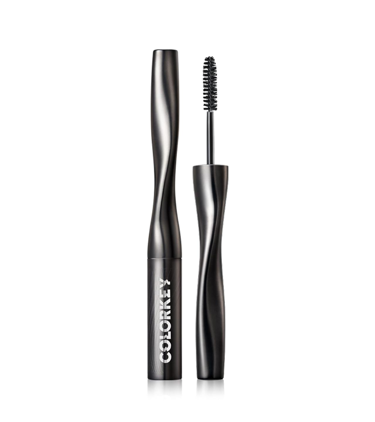 COLORKEY Eletric-eye Curling Mascara, Color Lengthening Waterproof Mascara Eyelashes, Mascara Smudge Proof Long Lashes (S01 Lightning Black)