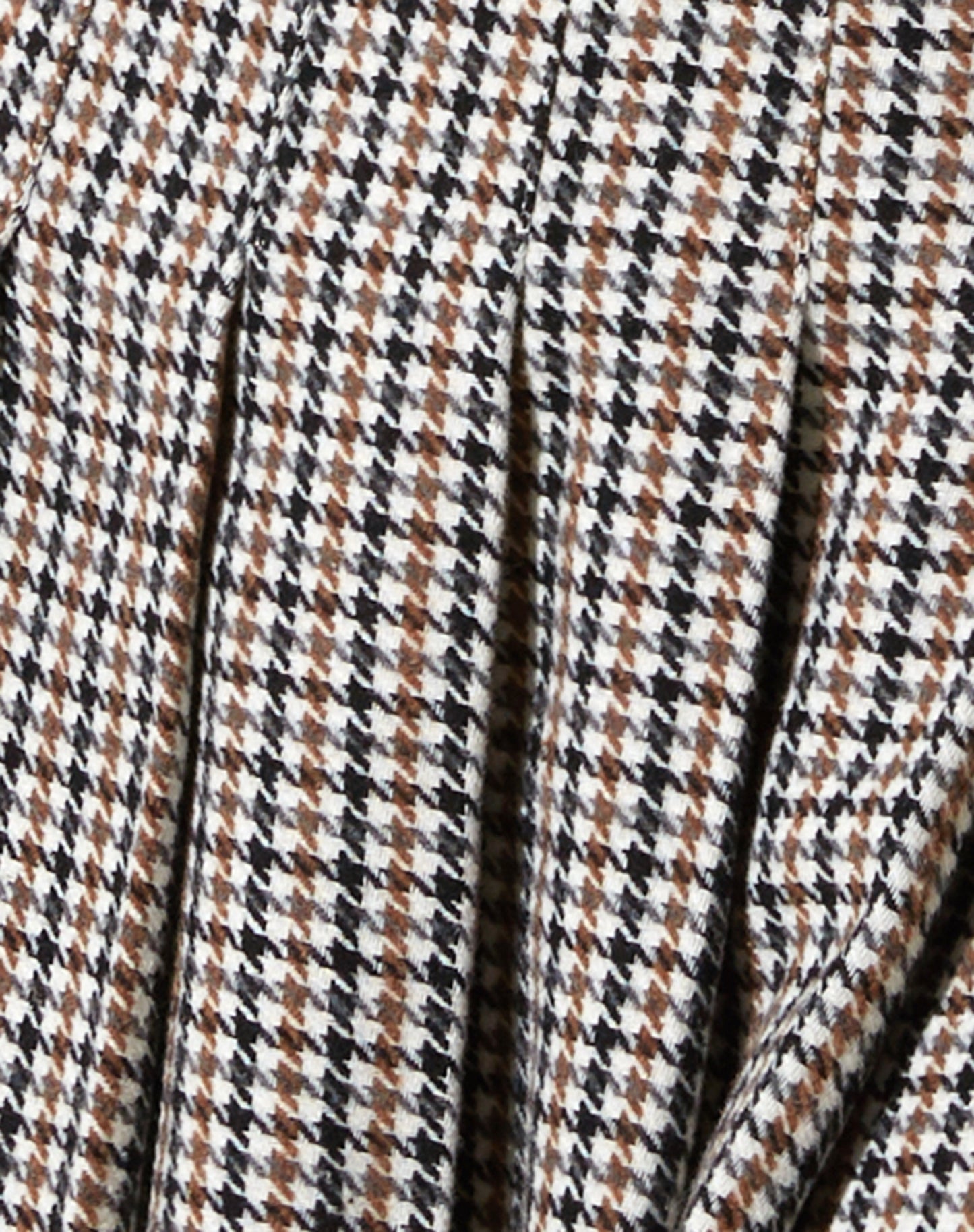Carga Mini Skirt in Brown Black and White