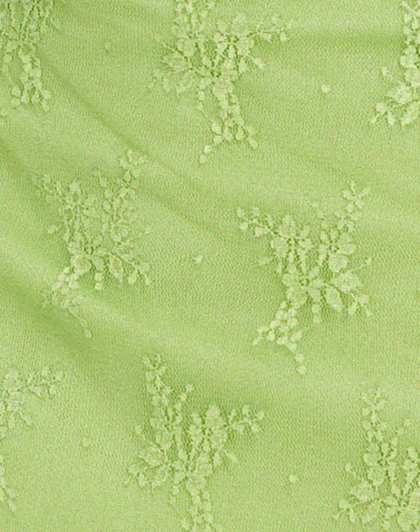 Coline Mini Dress in Lace Lime