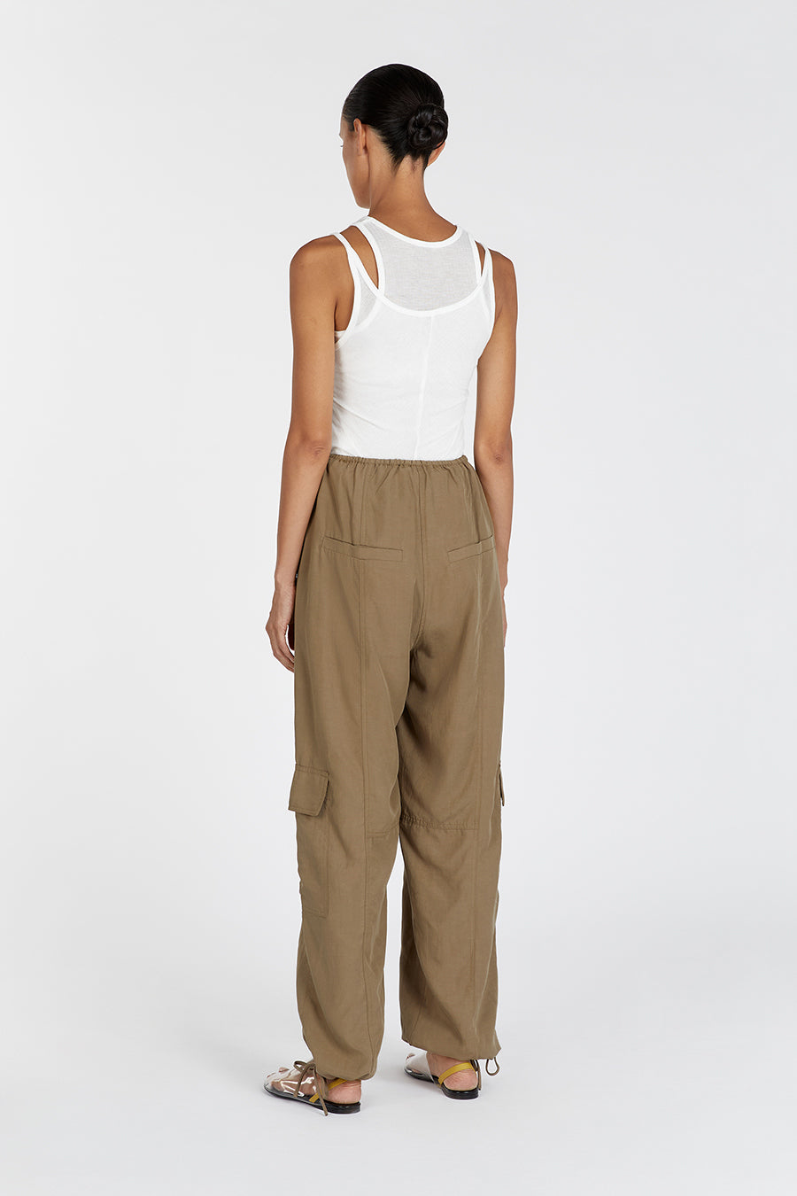 HEIDI FERN TENCEL BLEND CARGO PANT
