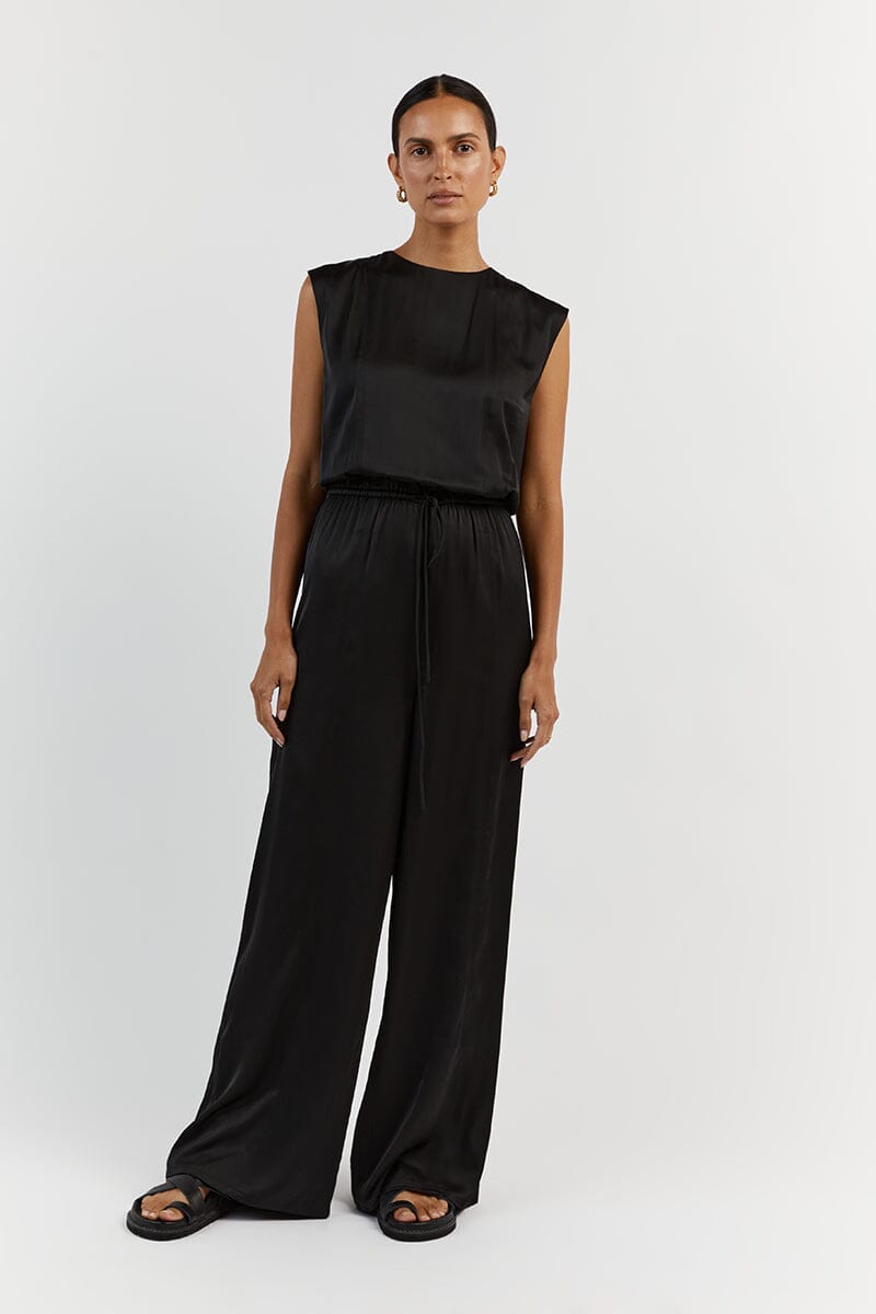 RUE BLACK JUMPSUIT Clothing DISSH Boutiques 16 BLACK