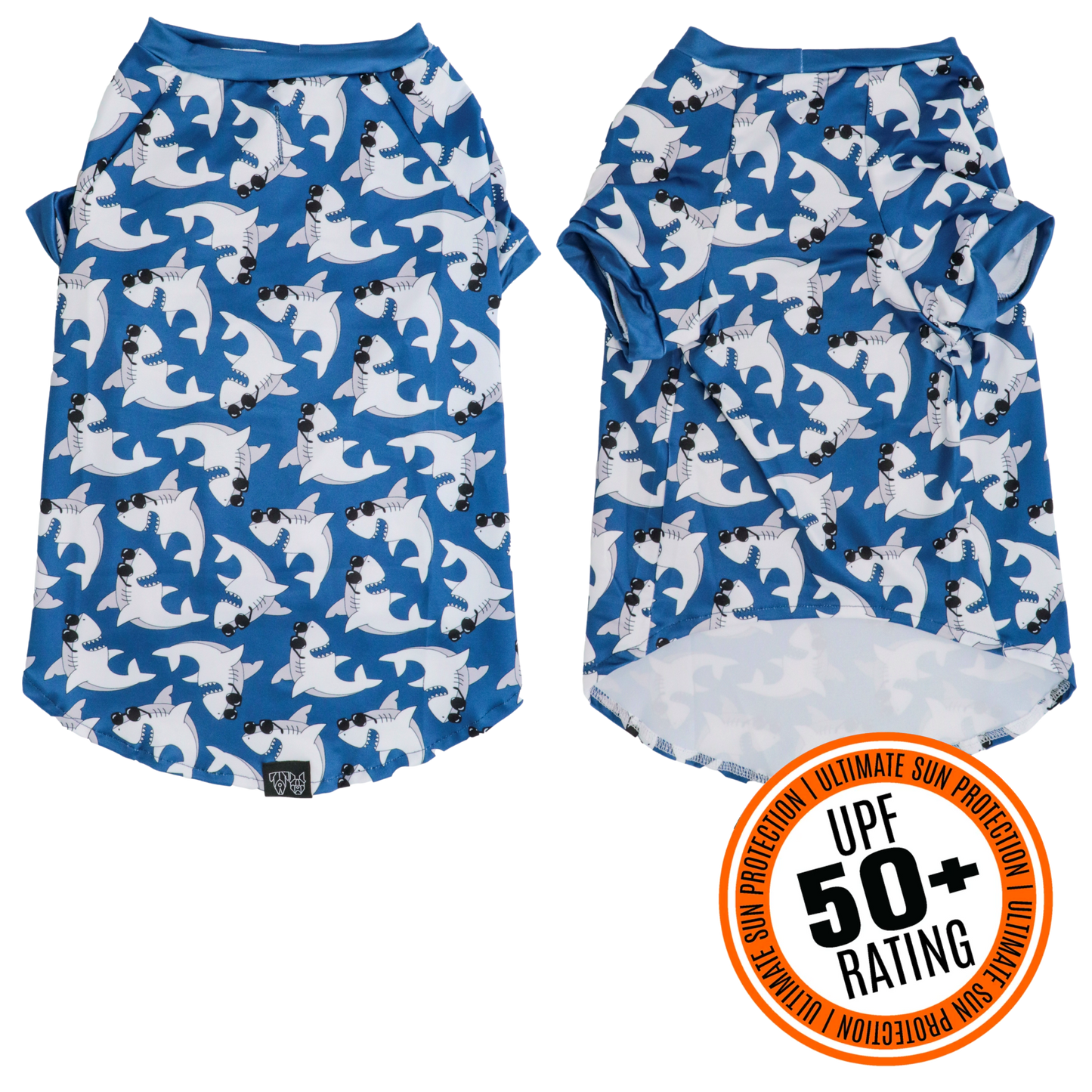 DOG BEACH RASHIE: Bite Me (Blue Version) {FINAL SALE}