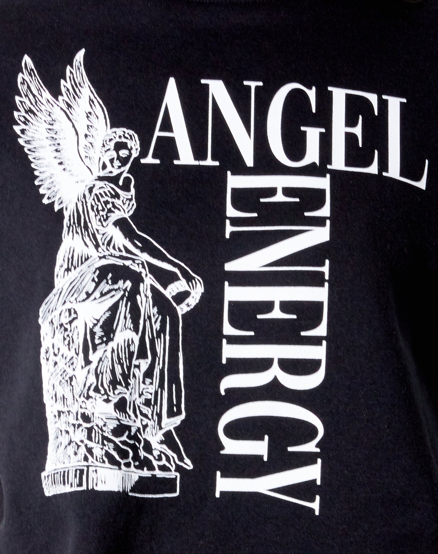 Glo Sweatshirt in Black 'Angel Energy'