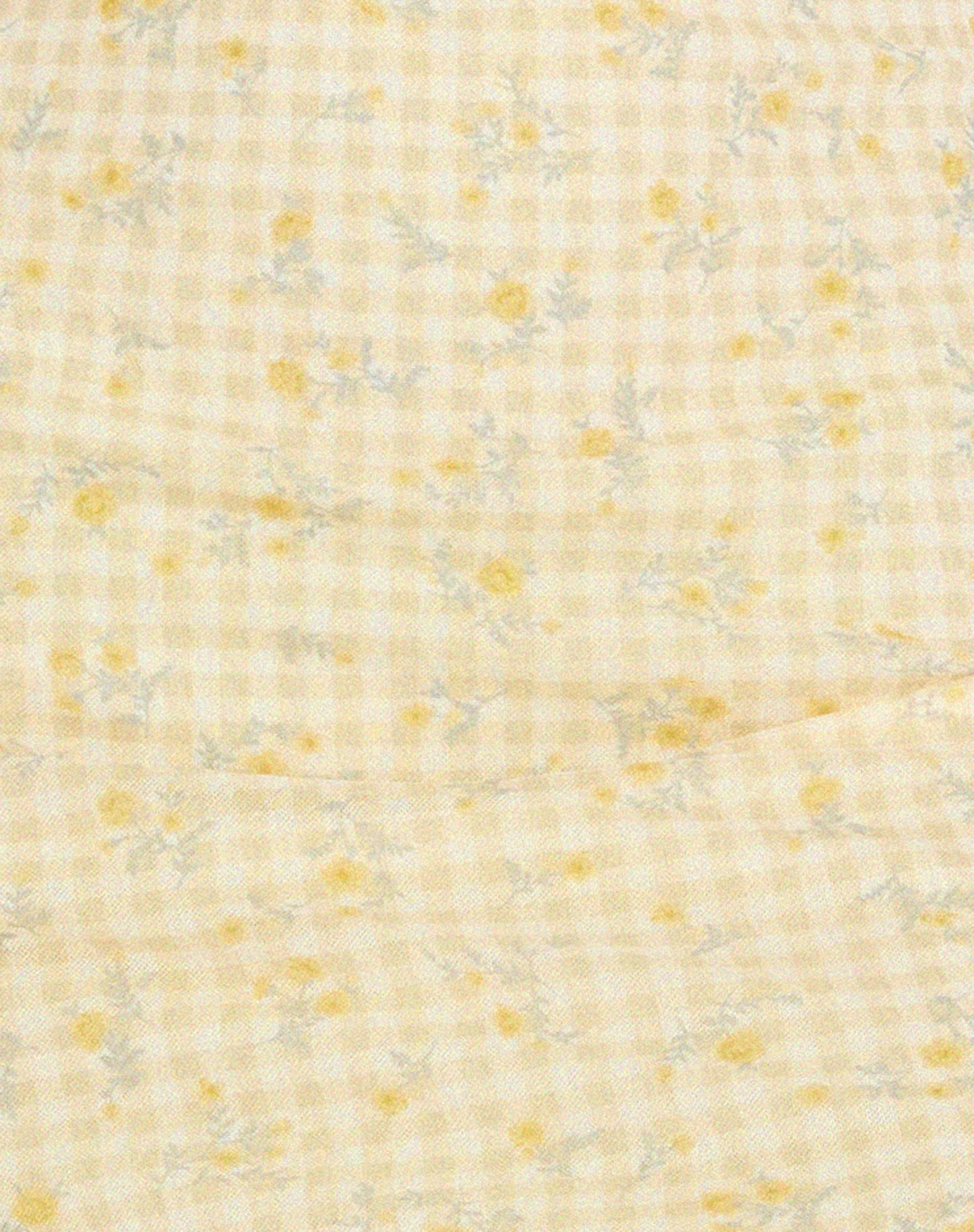 Hakira Mini Dress in Gingham Floral Yellow