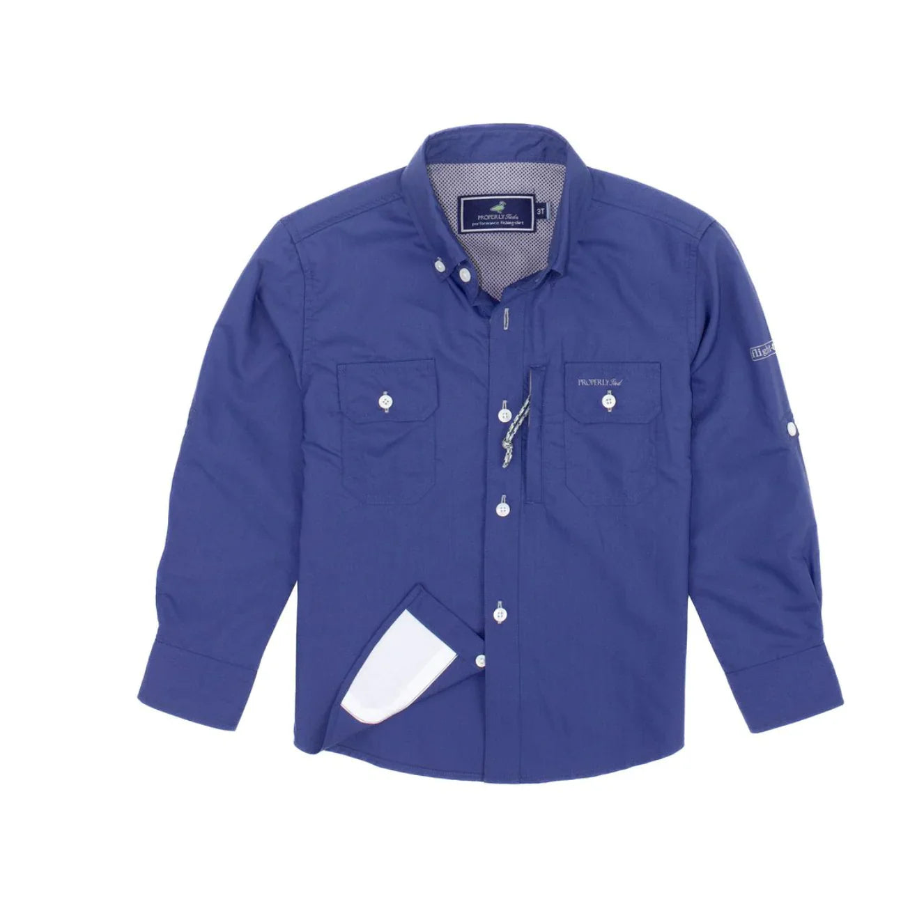 LD Offshore Fishing Shirt, River Blue