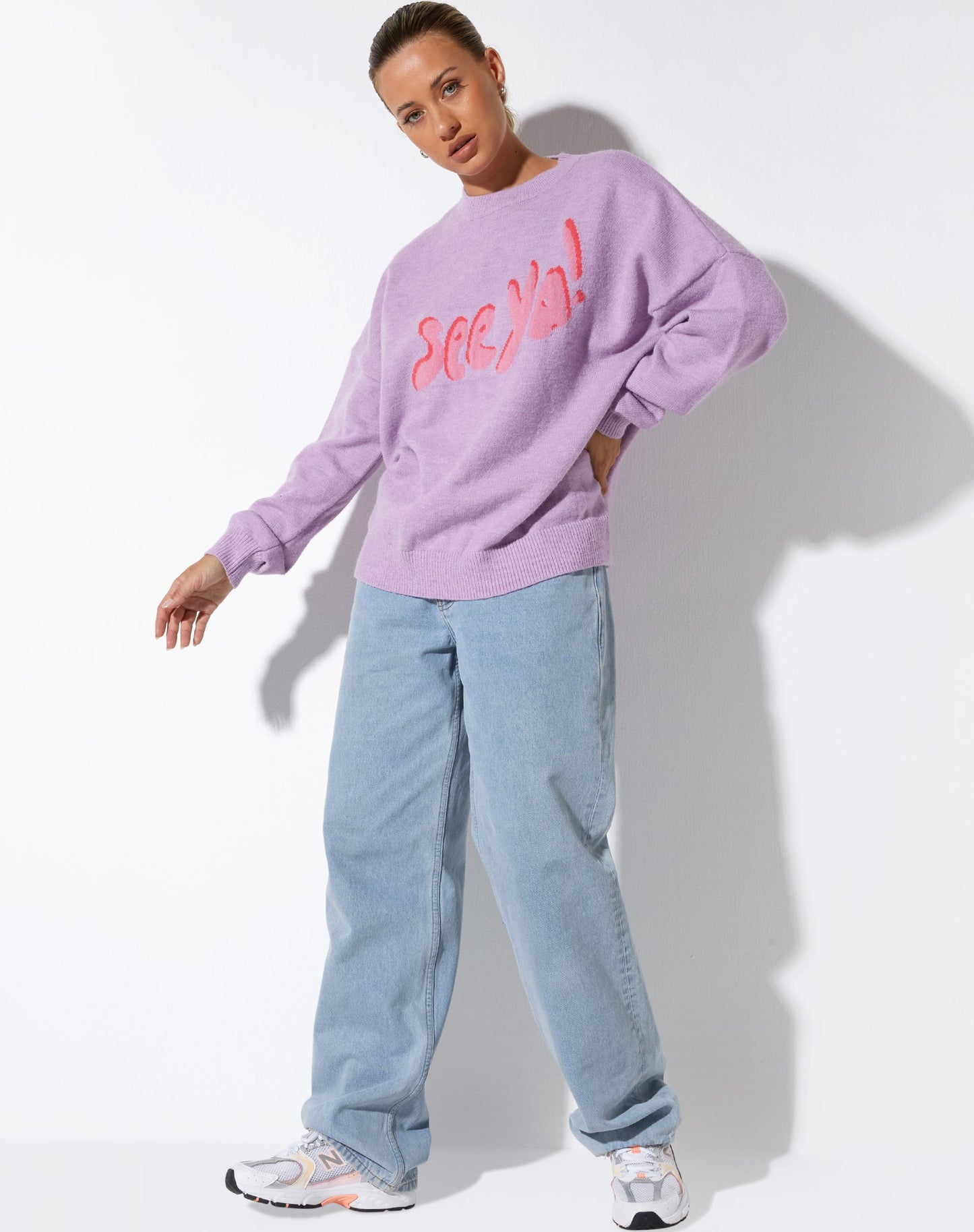 Jamin Jumper in Knit Lilac See Ya