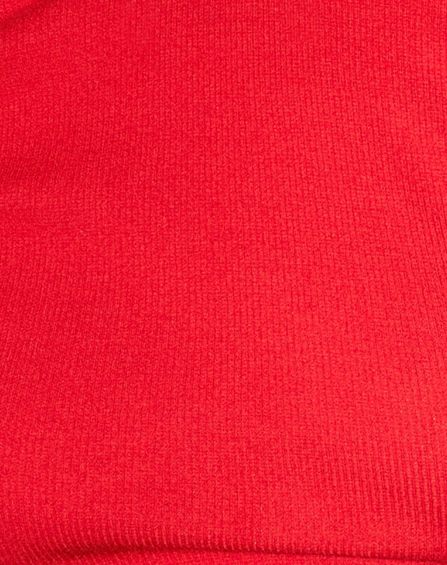 Kovi Crop Top in Rib Racing Red