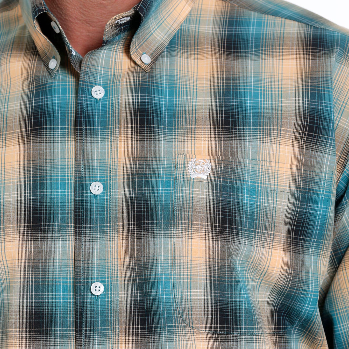 CINCH Men's Plaid Button-Down Western Shirt