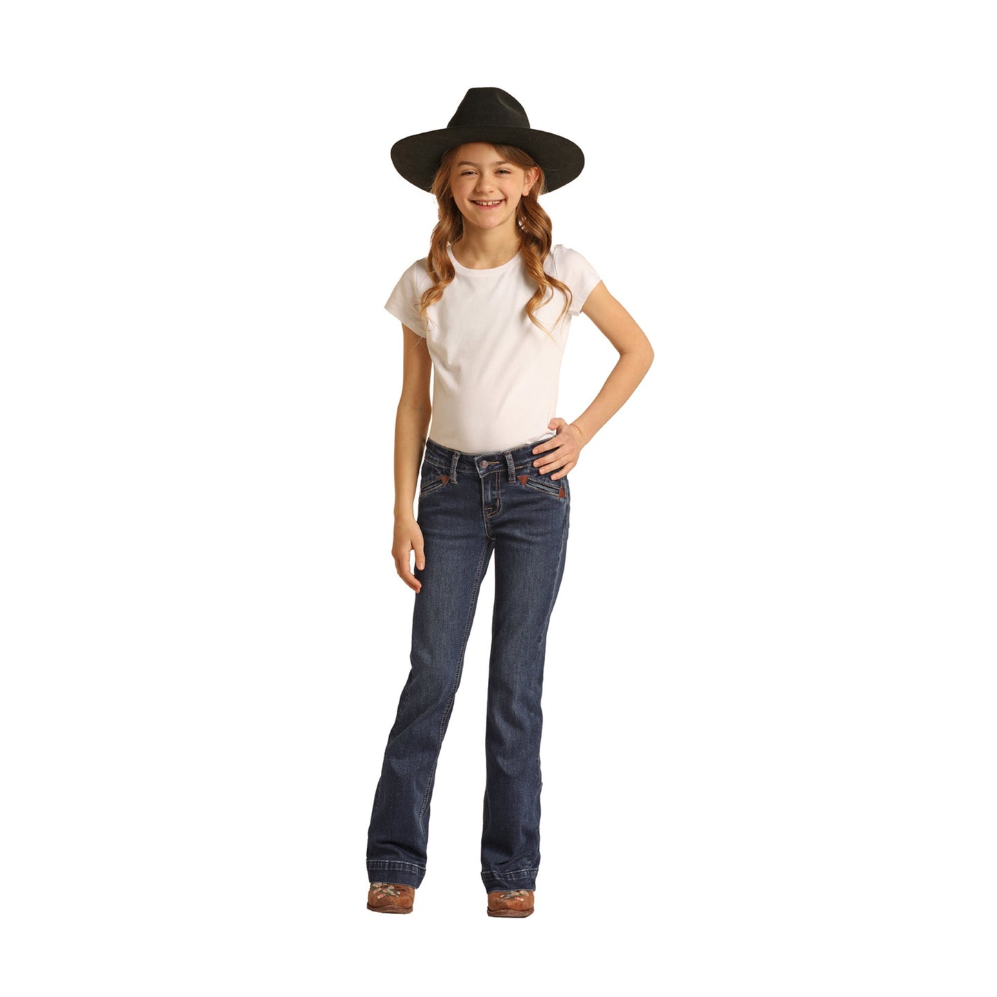 Rock & Roll Girl's Trouser Jeans