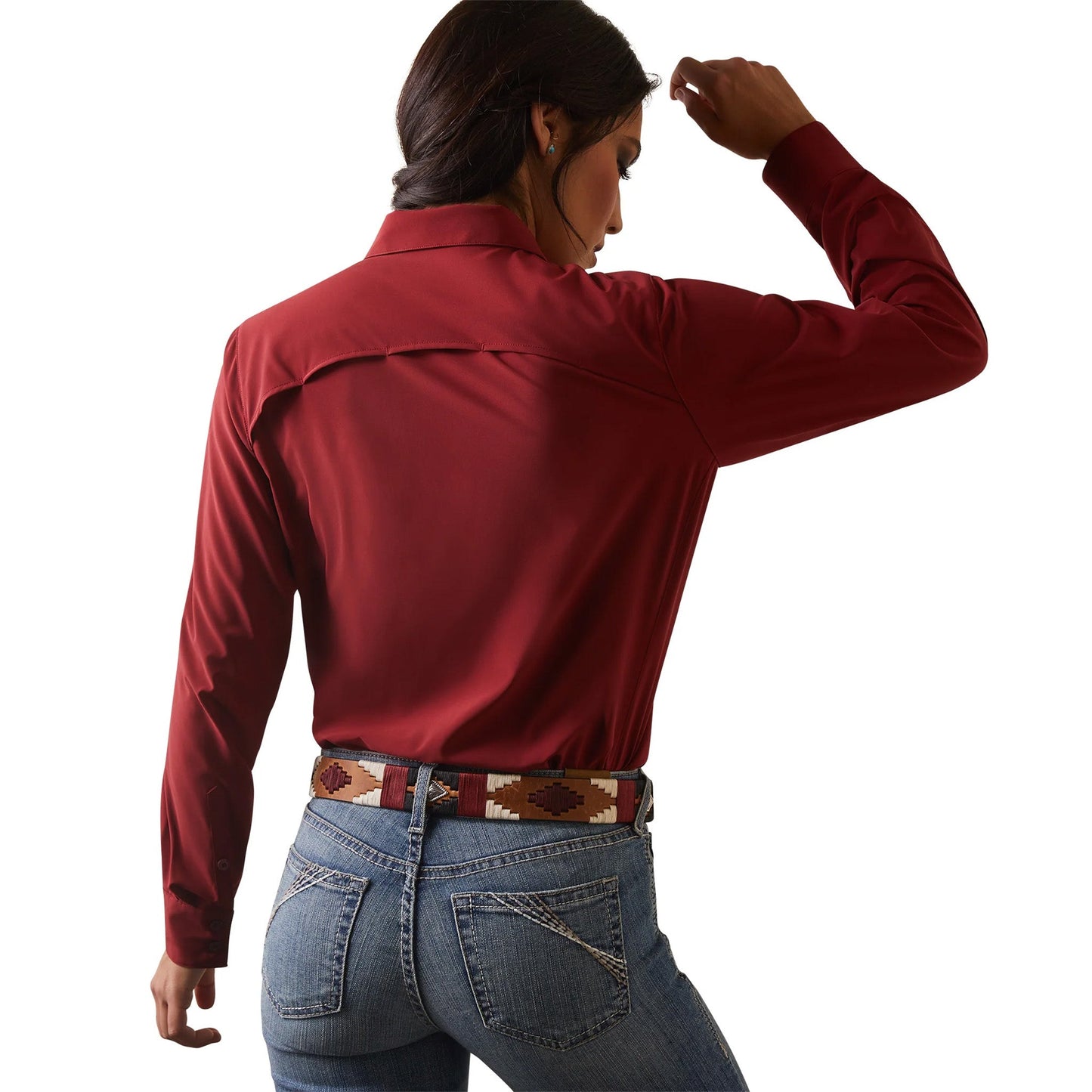 Ariat Women's VentTEK Pomegranate Long Sleeve