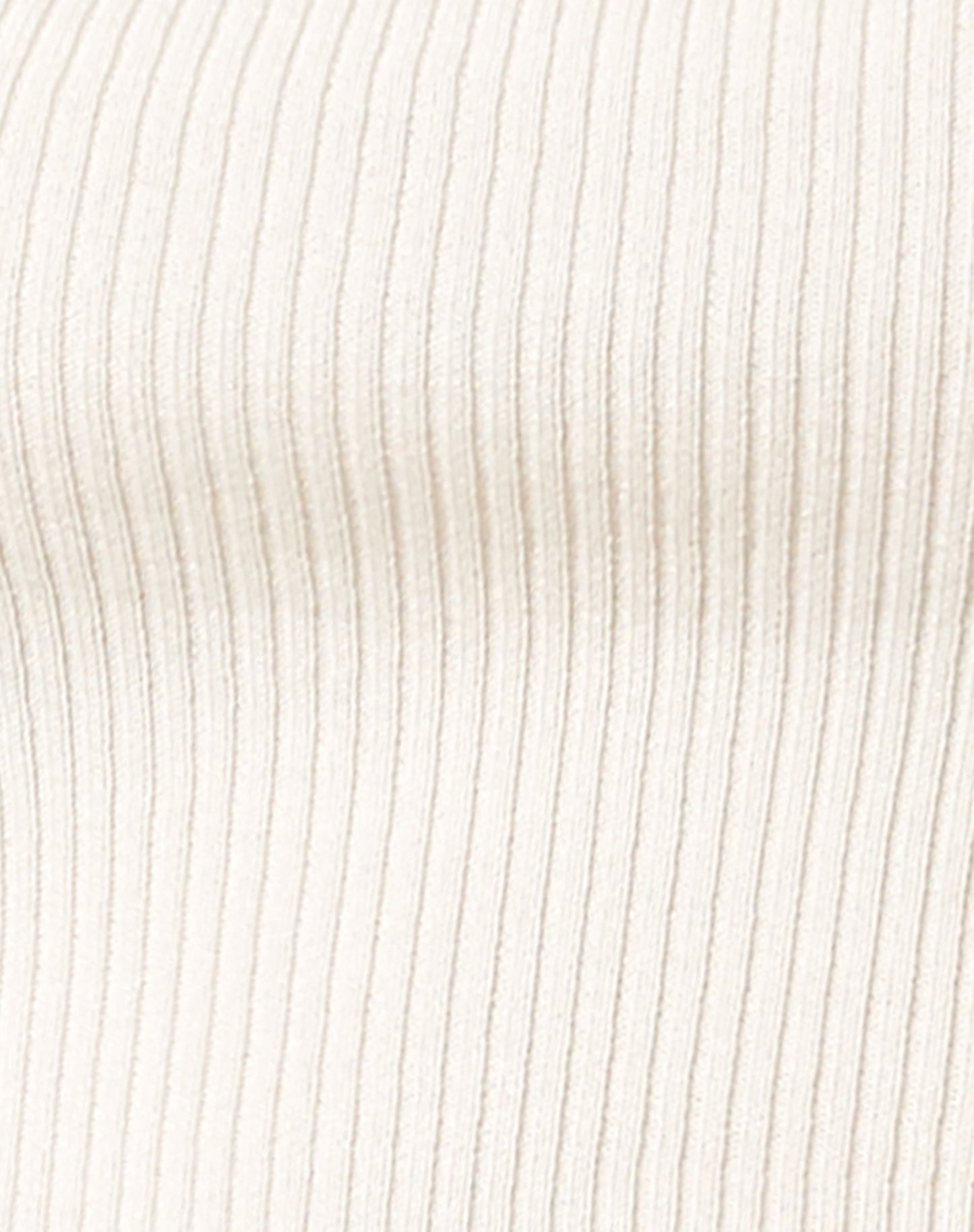 Tronis Crop Top in Rib Star White
