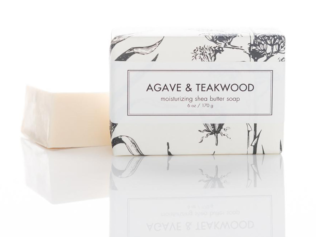 Shea Butter Bath Bar, Agave & Teakwood