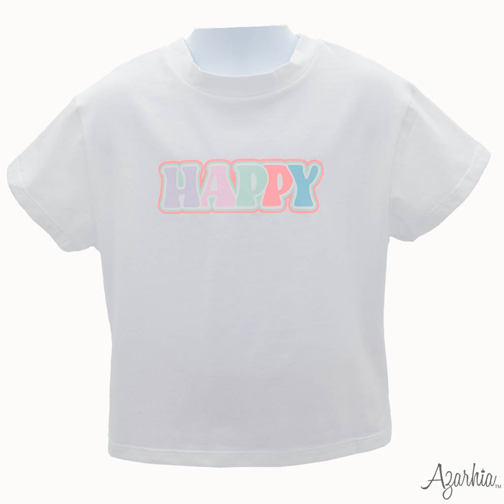 HAPPY tshirt, Pastel