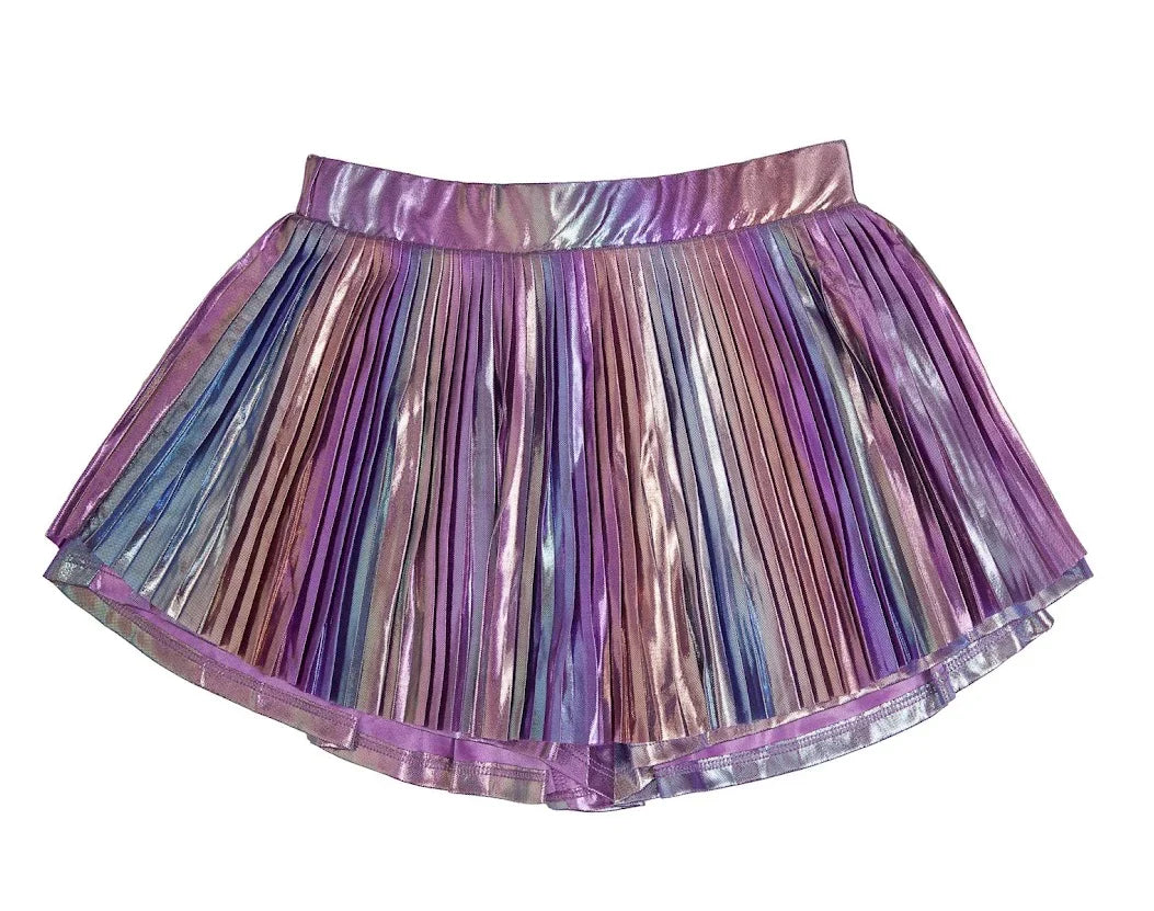 Mia Pleated Purple Skort