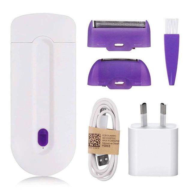 Usb recarregável feminino depilador portátil ferramenta de remo??o