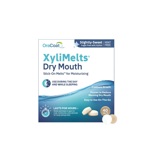 Xylimelts - Dry Mouth Stick on Melts - Mint Free | 40 Melts