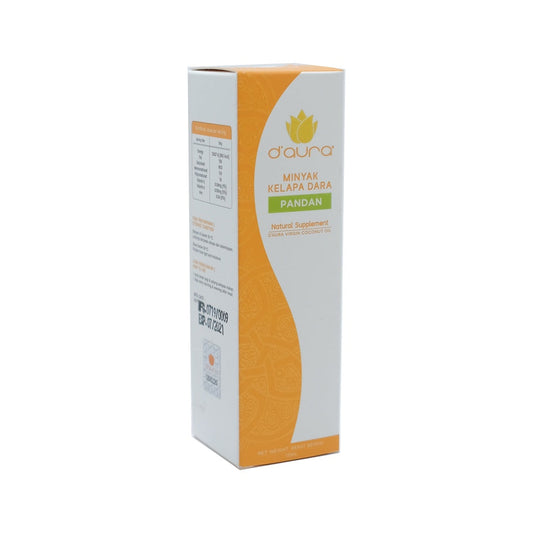 D'Aura, Minyak Kelapa Dara Pandan, 120 ml