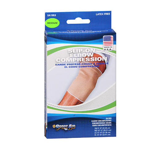 Sport Aid, Sportaid Elbow Brace Slip-On, Beige Medium 1 each