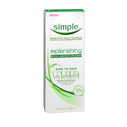 Simple, Simple Replenishing Rich Moisturizer, 4.2 oz
