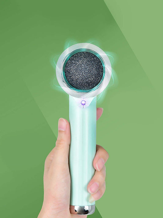 1pc ABS Electronic Foot File, Modernist Green Foot Dead Skin Removal Device For Personal Care