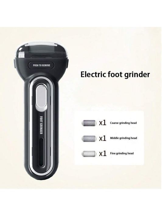1pc Electric Foot Callus Remover, Rechargeable Portable Electronic Foot File, Professional Foot Care Tool For Dead Skin, Cracked, Dry Skin, Foot Massager, Gift