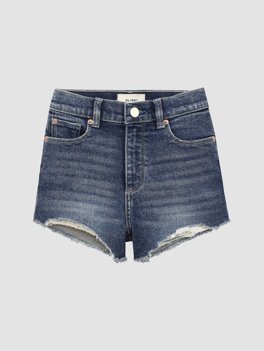 Lucy Toddler Denim Short, Palmwood