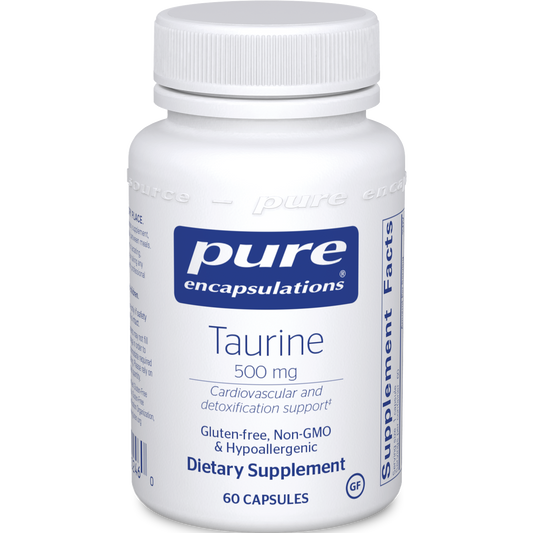 Pure Encapsulations Taurine 500 mg 60 capsules