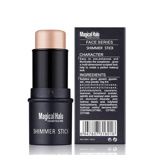 FantasyDay Illuminator Face Highlighter Makeup Sticks Pearl Shimmer Whitening Cream Shimmer Contouring Stick Foundation Stick Face Eye Nose Concealer Pen #2