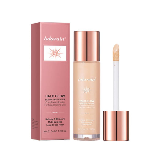 Body Glow Shimmer Halo Glow Liquid Filter - Achieve a Natural Glossy Finish with this Lightweight, Blendable and Silky Smooth Cream Face Illuminator Makeup (#1)