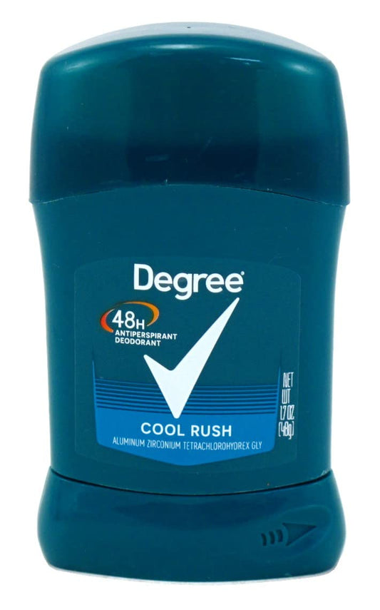 Degree Deodorant 1.7 Ounce Mens Cool Rush (50ml) (2 Pack)