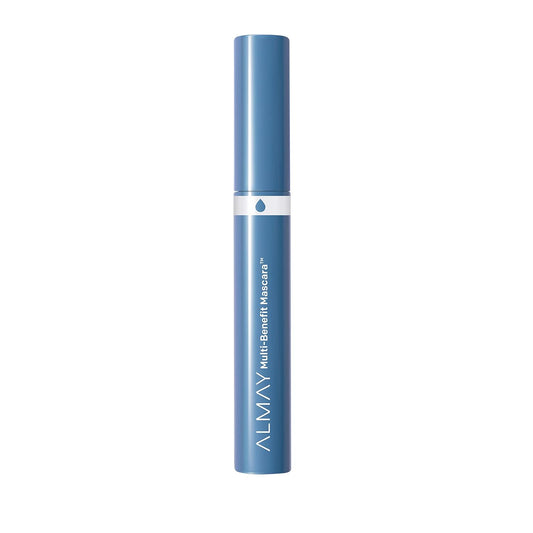 Almay Waterproof Mascara, Multi-Benefit Eye Makeup, Ophthalmologist Tested, Fragrance-Free, Hypoallergenic, Black, 0.24 Oz