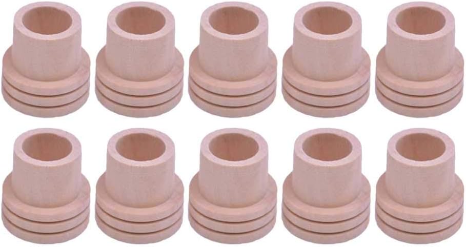 10 Pcs Fire Extinguisher Moxa for Moxibustion Wooden Tool Base