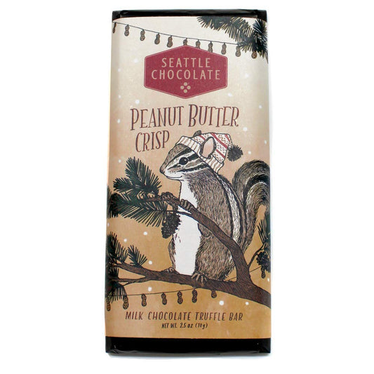SEATTLE CHOCOLATES Peanut Buddy Crisp Bar, 2.5 OZ