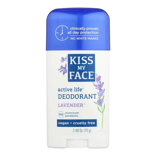 Kiss My Face Active Enzyme Stick Deodorant - Lavender, 2.48 oz