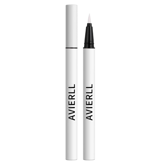 AVIERLL Waterproof Liquid Eyeliner White Eyeliner Long Lasting & Smudge Resistant Makeup Pencil Simple Liquid Pencil Makeup (03# White 1*Pcs)