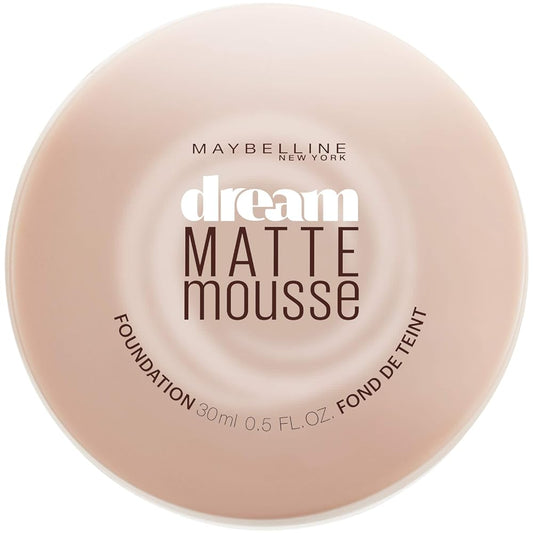Maybelline New York Dream Matte Mousse Foundation, Natural Beige, .5 oz.
