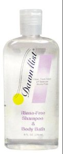 DawnMist® Rinse-Free Shampoo and Body Wash, Scented, Flip Top Bottle