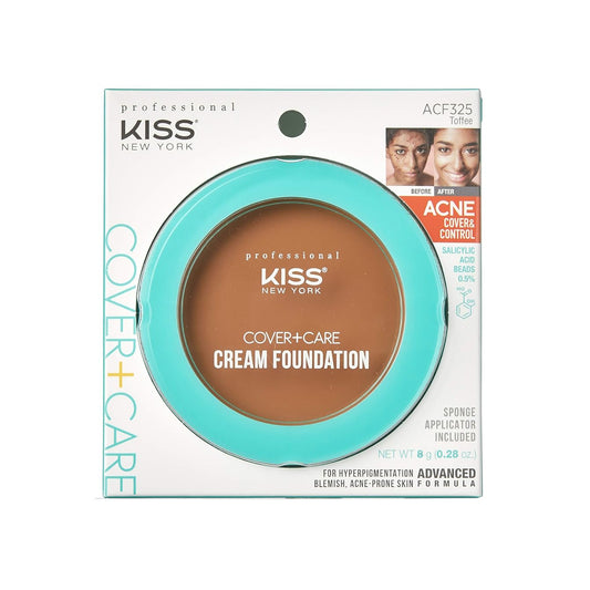 KISS Cover+Care Acne Control Cream Foundation (Toffee)