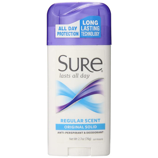 Sure Original Solid Regular Scent 2.7-ounceAnti-Perspirant Deodorant