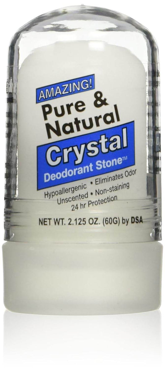 Deodorant Stone Pure and Natural Crystal Mini Stick, 2.125 Ounce - Premium Deodorant from Concordia Style Boutique - Just $13.40! Shop now at Concordia Style Boutique