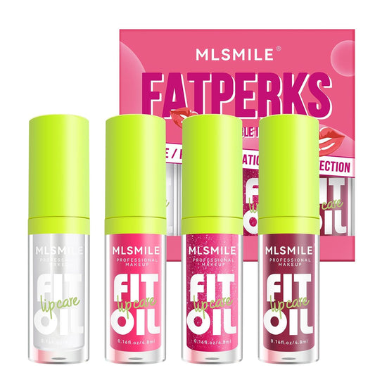 paminify Lip Oil Lip Glaze,Fat Lip Oil Drip,Big Brush Head Hydrating Lip Glow Oil,Shiny Transparent Lip Gloss Plumping,Long Lasting Nourishing Non-sticky Lip Oil Tinted,Fresh Clear Lip Care