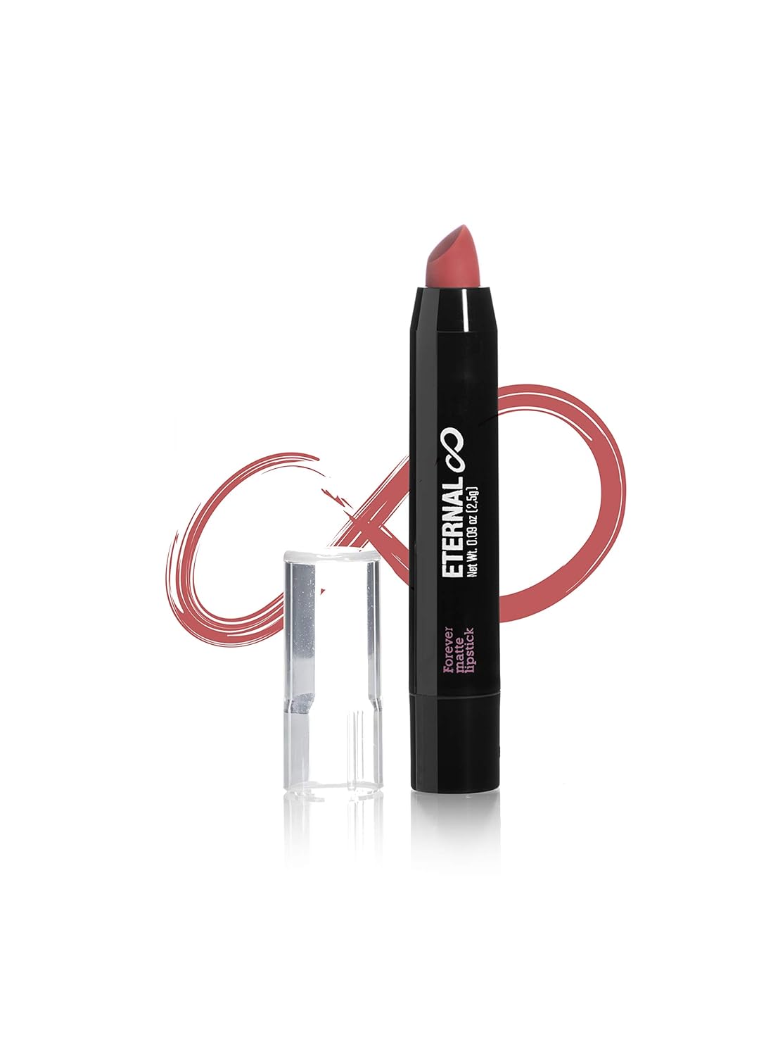 Eternal Forever Matte Lipstick Collection – Anti-Feathering, Creamy, Longwear Professional Makeup with Velvet Finish – Modern Colors and Shades with Strong Pigments (Caramel)