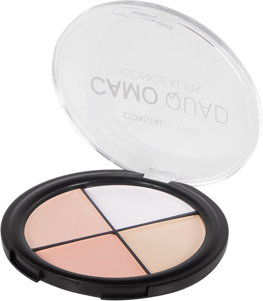 Coastal Scents Camo Quad Concealer Compact, Light