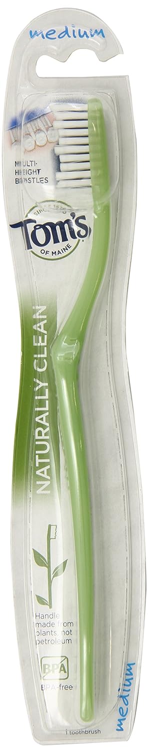Naturally Clean Medium Toothbrush, 0.5 Ounce