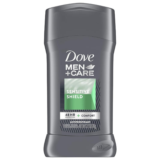 Dove Men+Care Antiperspirant Deodorant For Sensitive Skin Sensitive Shield Antiperspirant for men with 48-hour sweat and odor protection 2.7 oz
